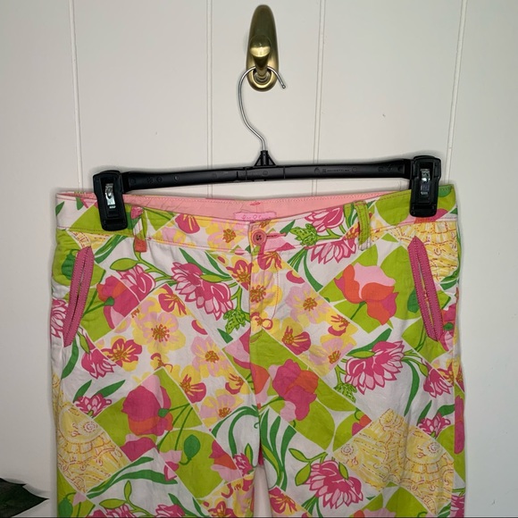 Lilly Pulitzer Mitzi Capri Fields Forever SZ 8 - Picture 3 of 12